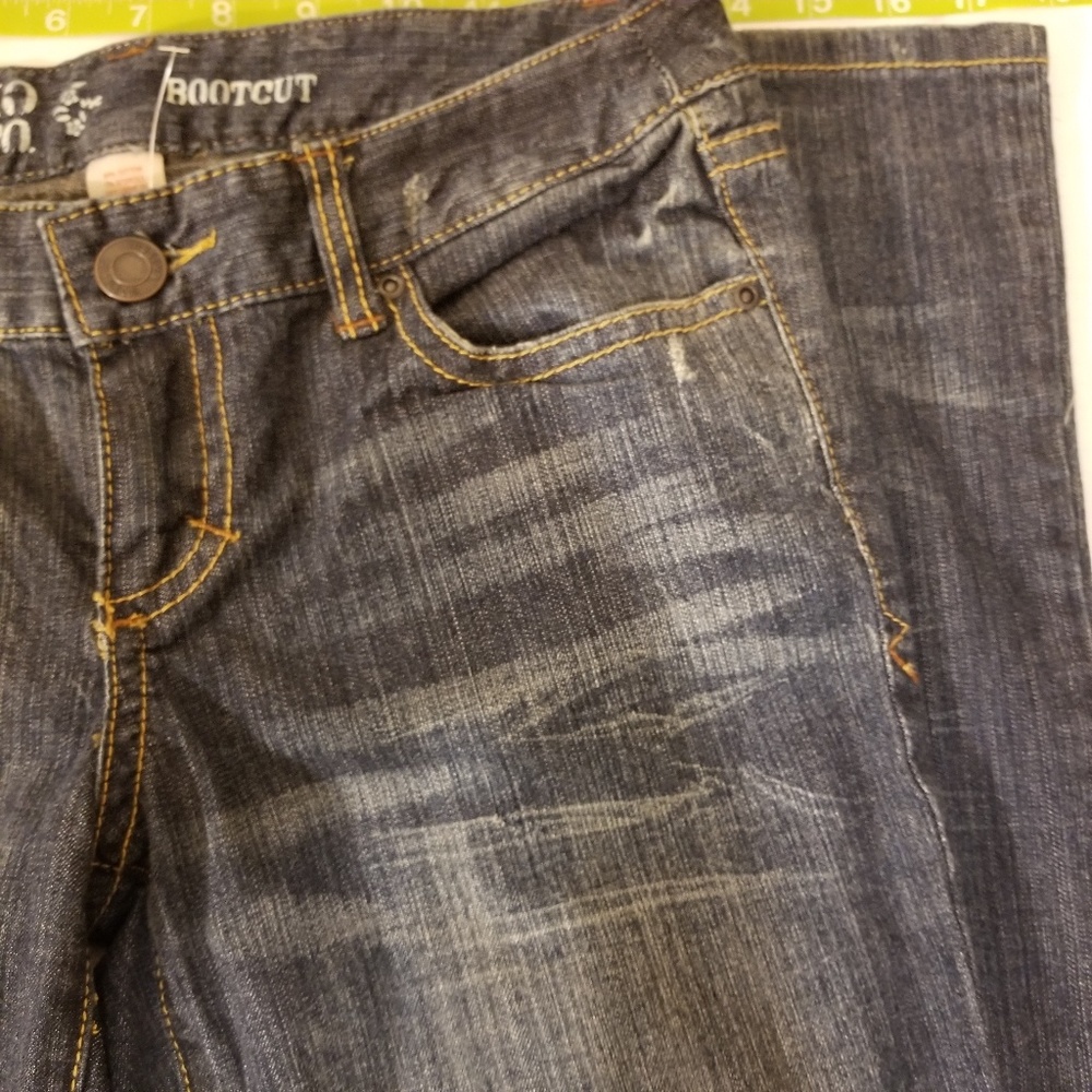 Mossimo Supply Co Boot Cut Distressed Jeans - Picture 2 of 8